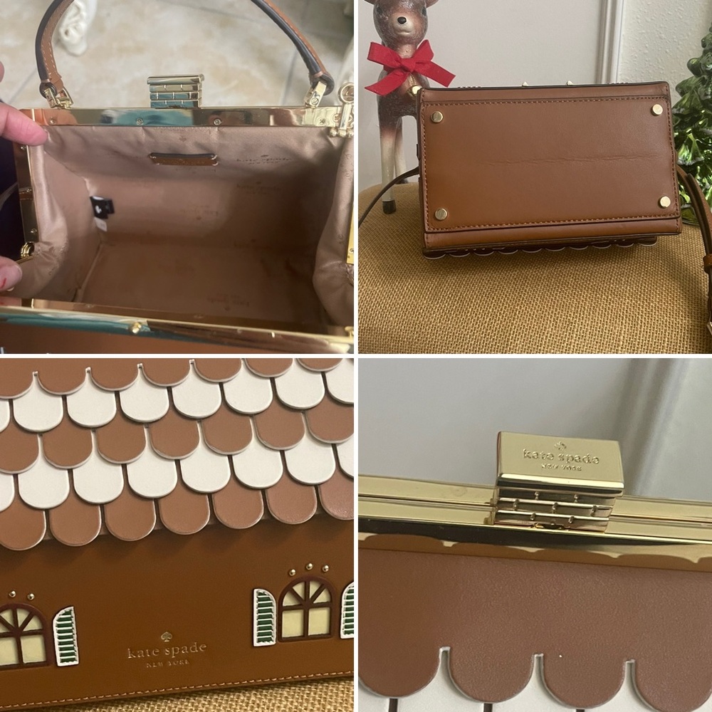 Kate Spade Gingerbread House Crossbody  Novelty - Picture 9 of 16